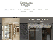 Tablet Screenshot of gioielleriagrassi.it